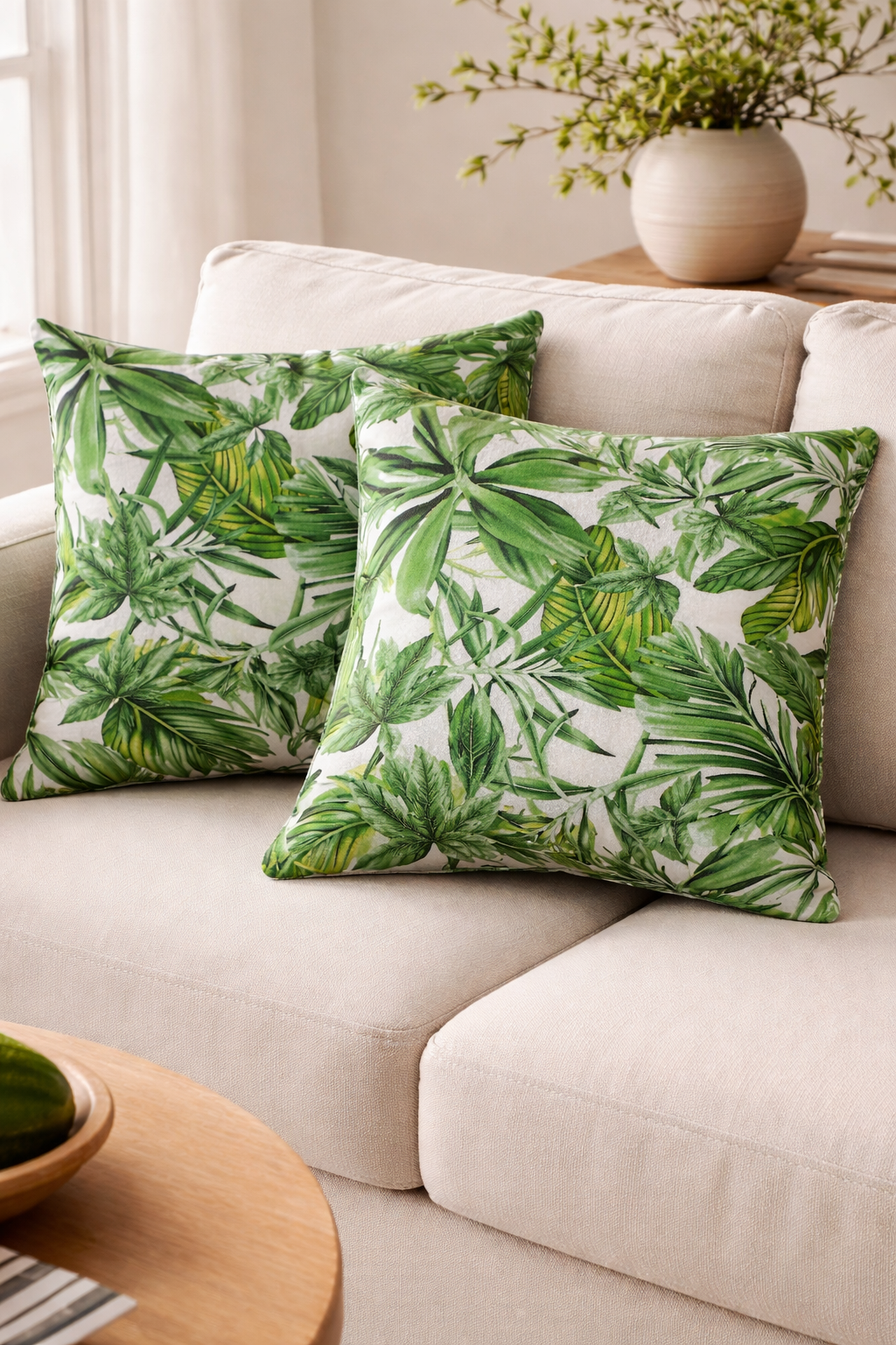 Loneta Hojas Verdes 3D - Imagen 4