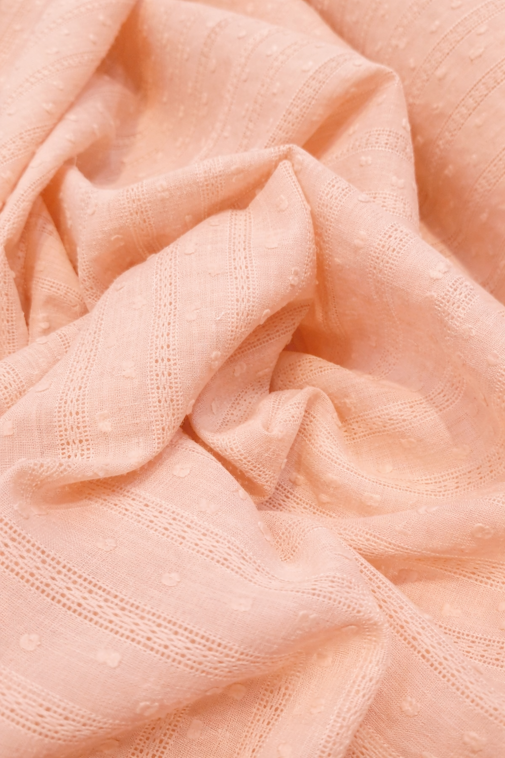Tejido Algodón Plumeti Mila Peach - Imagen 3
