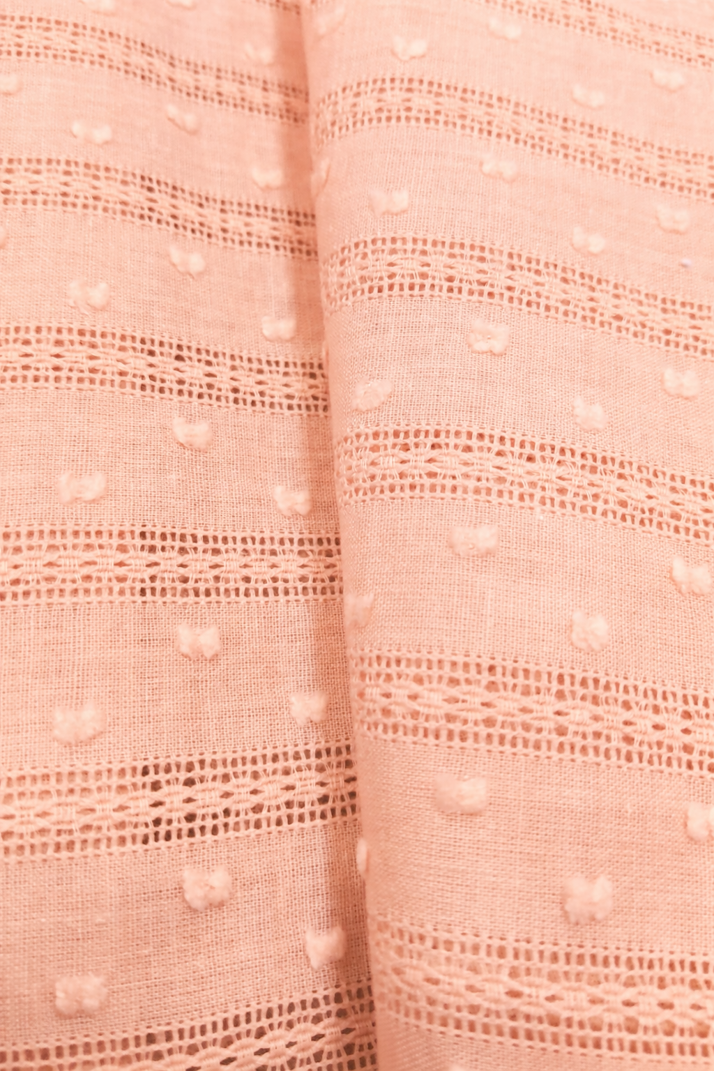 Tejido Algodón Plumeti Mila Peach - Imagen 4