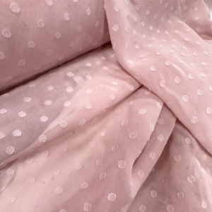 Gasa Plumeti Rosa Maquillaje