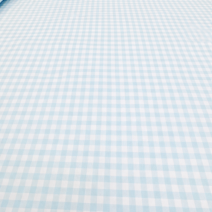 Cuadro Vichy Verde Agua 5mm