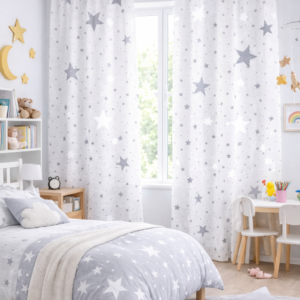 Visillo Modelo Galaxia Gris