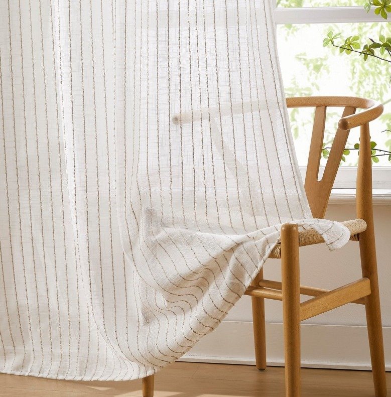 Cortina Confeccionada Línea Nature 5376 Topo - Imagen 2