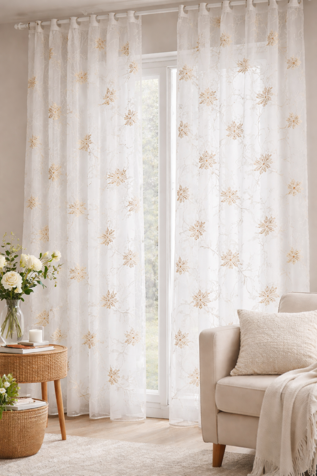 Visillo Modelo Sofia Beige