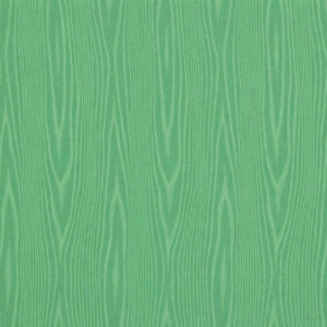 Tela tafetán con efecto moiré de color verde