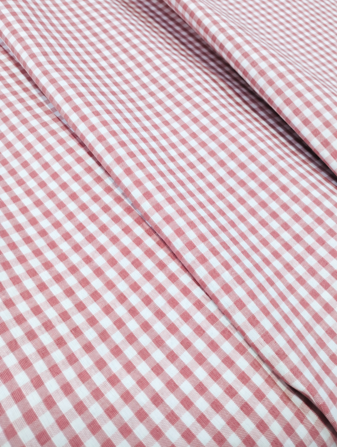 Loneta Rubi Cuadros Rosa Fresa - Imagen 2