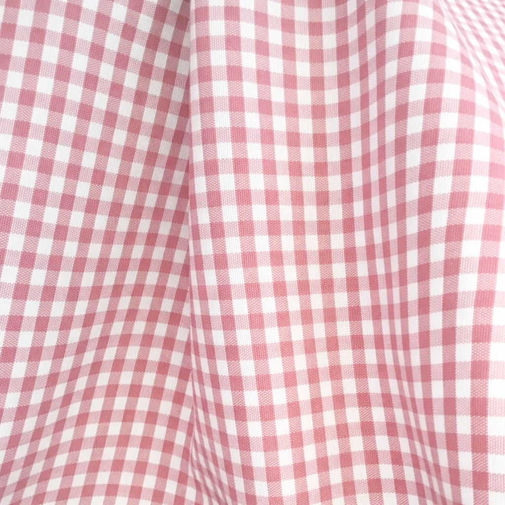 Loneta Rubi Cuadros Rosa Fresa - Imagen 3