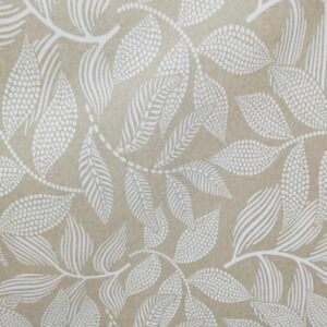 Tela Mantel Resinado Rivia Beige 140 cm