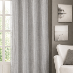 Cortina Confeccionada V020 Rayas Gris