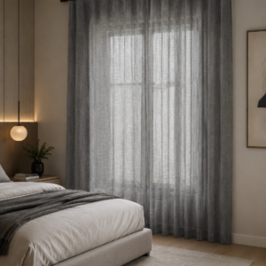 Visillo Modelo Titan Liso Gris