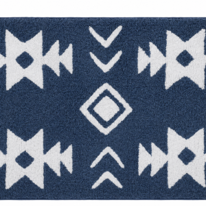 Alfombra Baño Modelo Block Azul