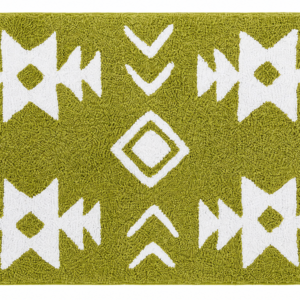 Alfombra Baño Modelo Block Verde