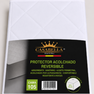Protector de Colchón Acolchado Reversible