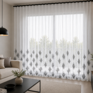 Visillo Modelo Bleuet Gris
