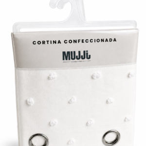 Cortina Confeccionada Nube Mujji Blanco