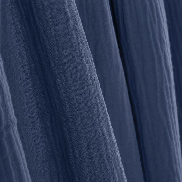 Muselina Bambula 100% Algodón Azul 150 cm