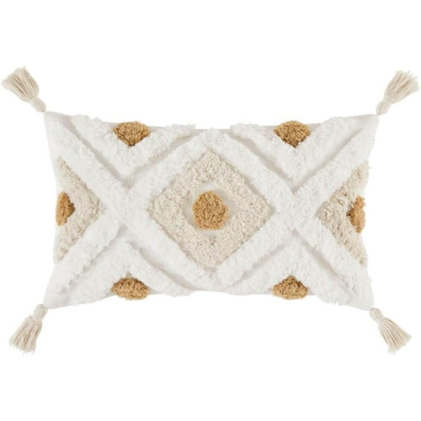 Funda de Cojín Boho "Rombos" 30x50 cm