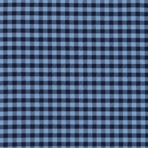 Tela Vichy Seersucker Navy Azul 0,7 cm