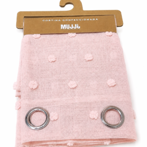 Cortina Confeccionada Nube Mujji Rosa