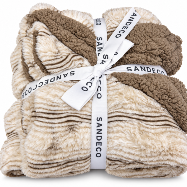 Manta Plaid Nimes Beige
