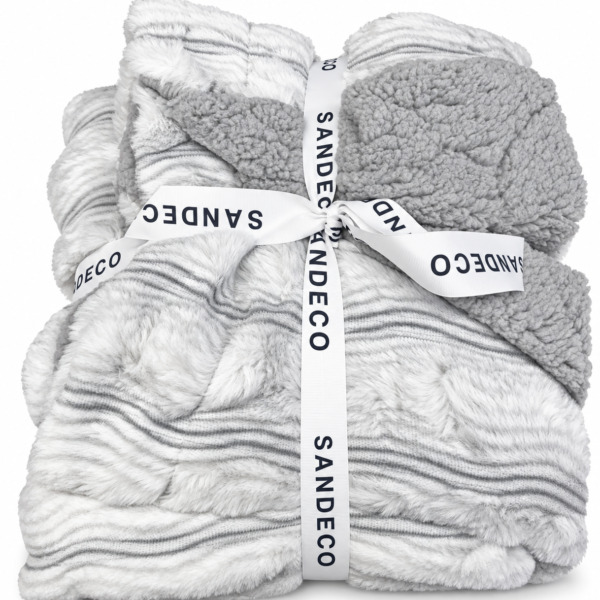 Manta Plaid Nimes Gris