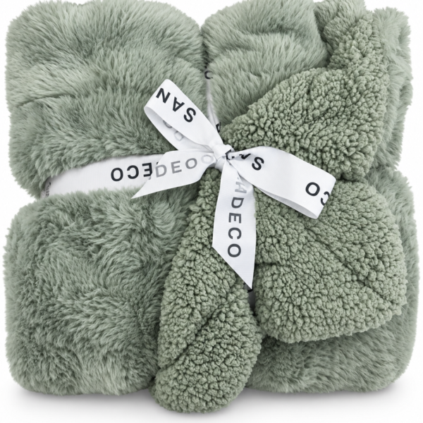 Manta Plaid Ruan Verde