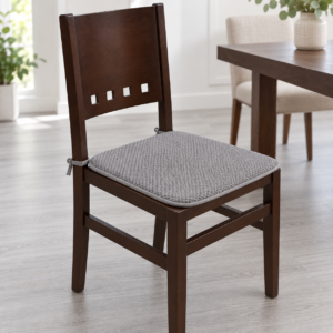 Set de 2 cojines de silla antideslizantes Dolz Gris