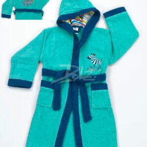 Albornoz infantil modelo Peque Azul