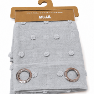 Cortina Confeccionada Nube Mujji Gris