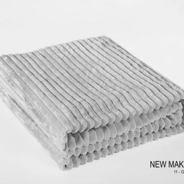 Manta Plaid Serena New Makay Gris