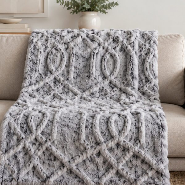 Manta Plaid Sedalina SH Style Gris